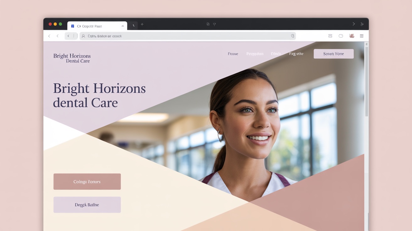 Bright Horizons Dental Care — Dental website design concept