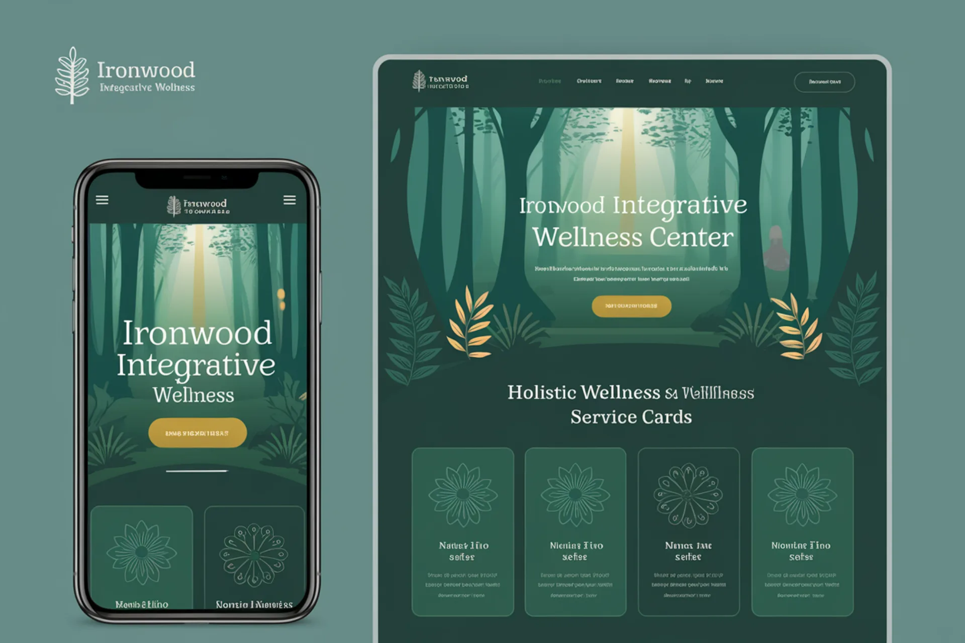 Wellness & Integrative Ironwood Integrative Wellness — Wellness & Integrative website design concept