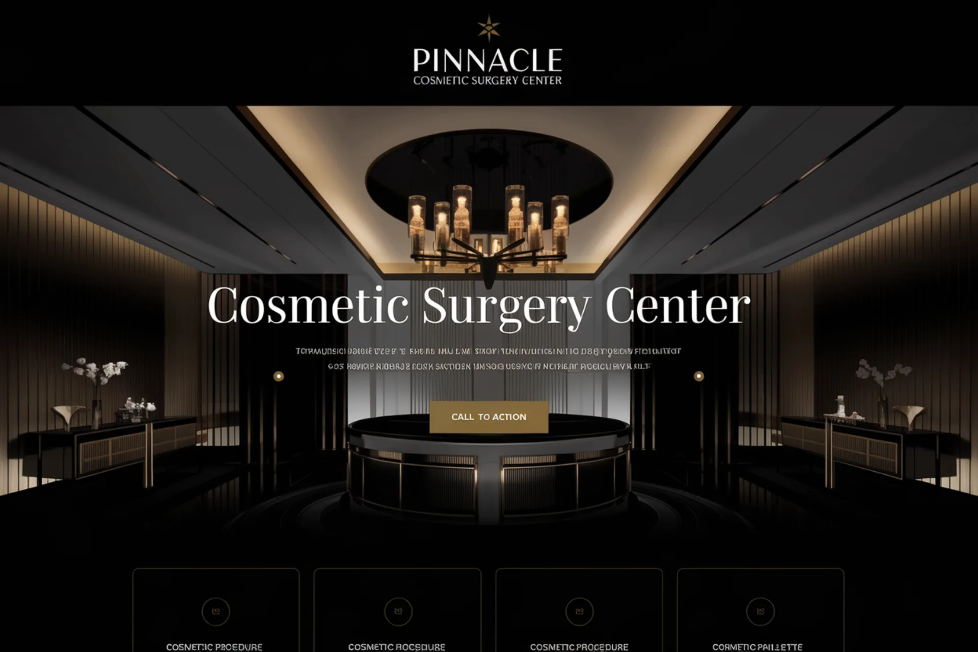 Plastic Surgery Pinnacle Cosmetic Surgery Center — Plastic Surgery website design concept