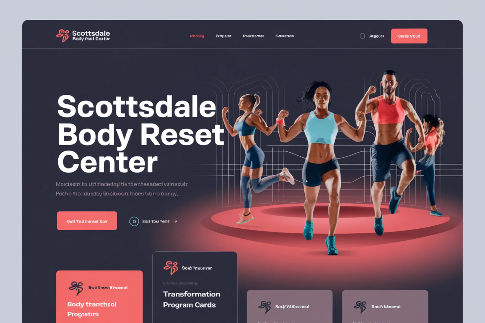 Weight Loss & Body Contouring Scottsdale Body Reset Center — Weight Loss & Body Contouring website design concept