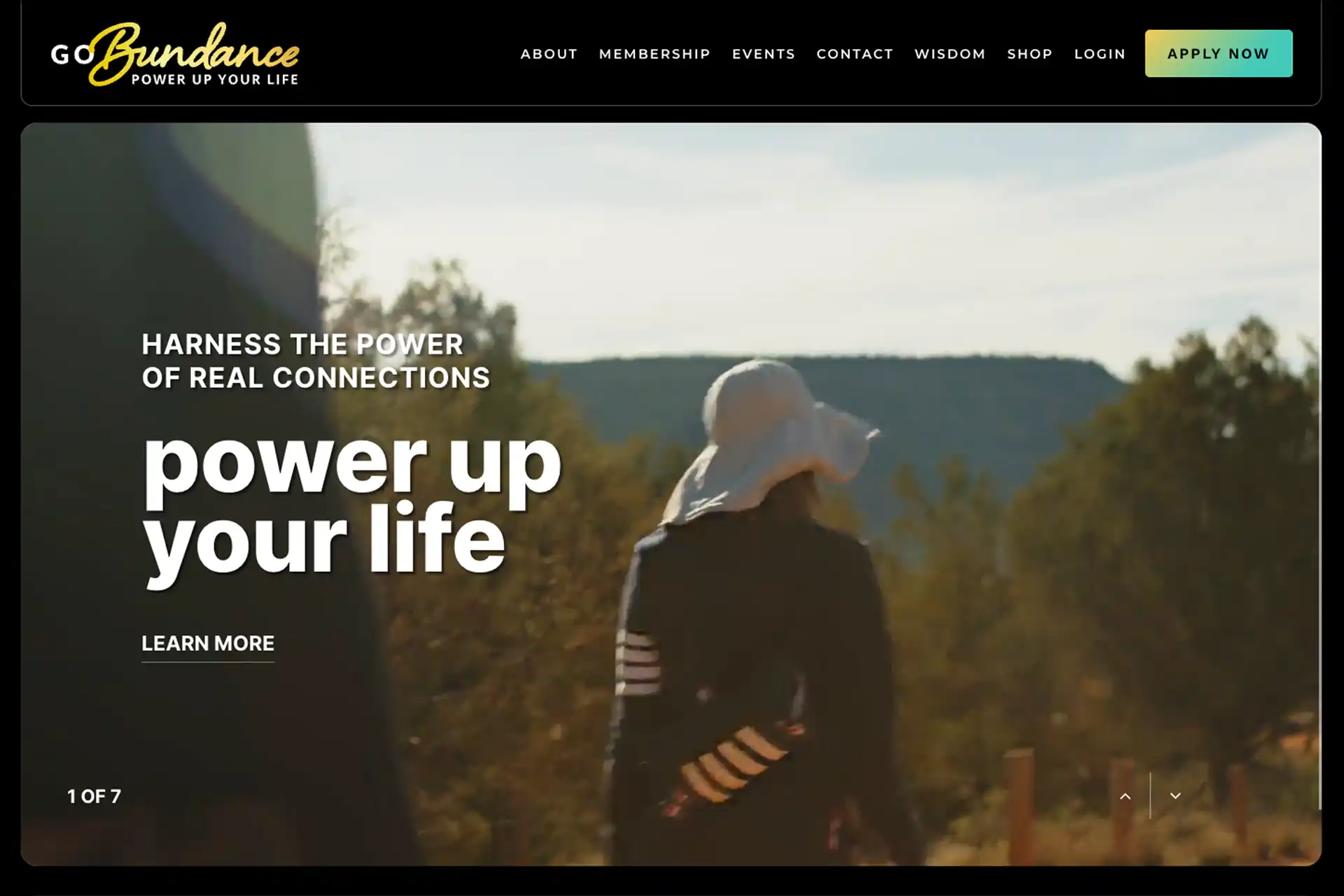 GoBundance Women website and branding project