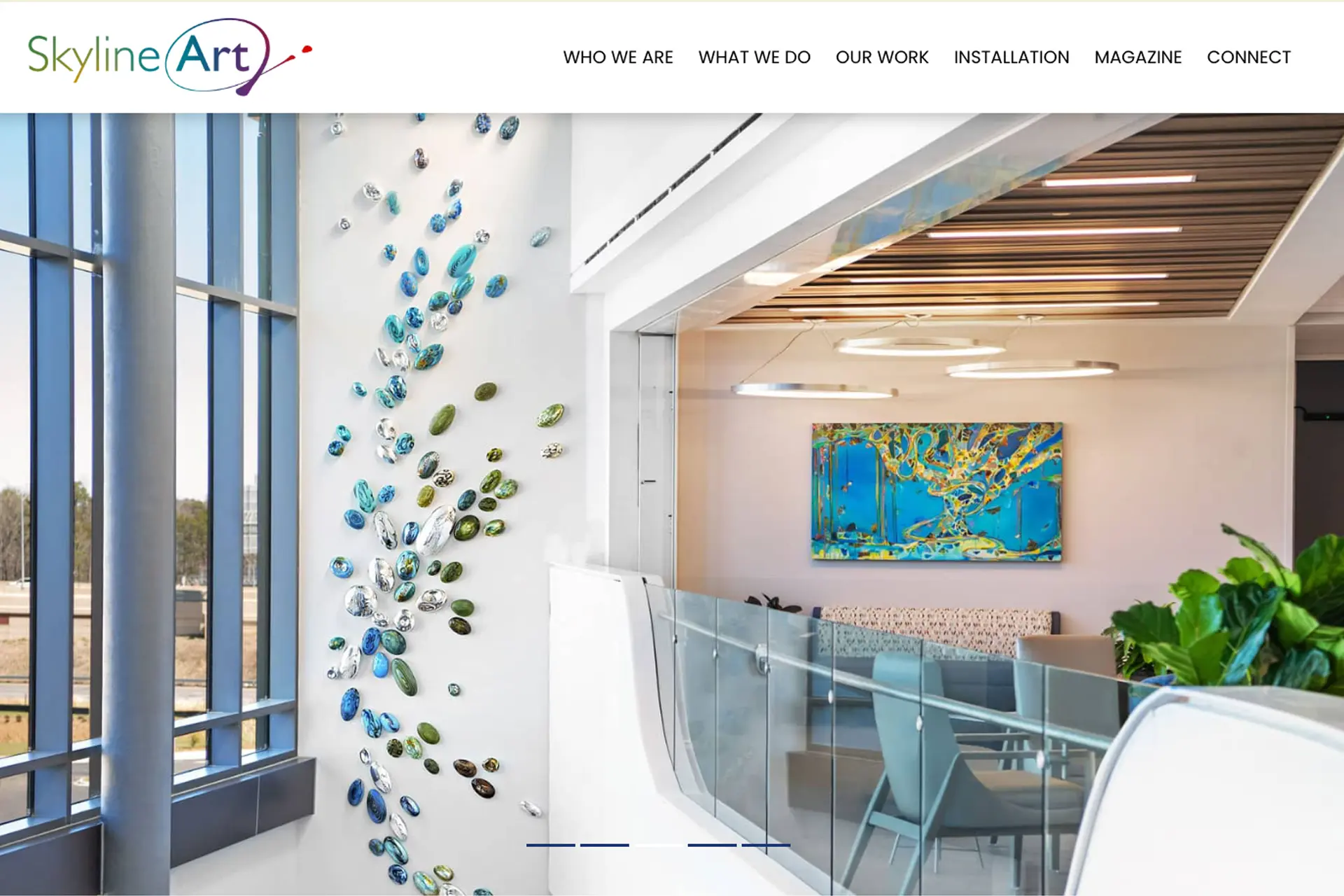 Skyline Art website and logo refresh